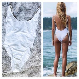 American Apparel Tricot One-Piece Swimsuit XS